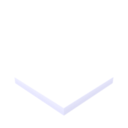 Flat Brick Slope Corner Outside 2x2